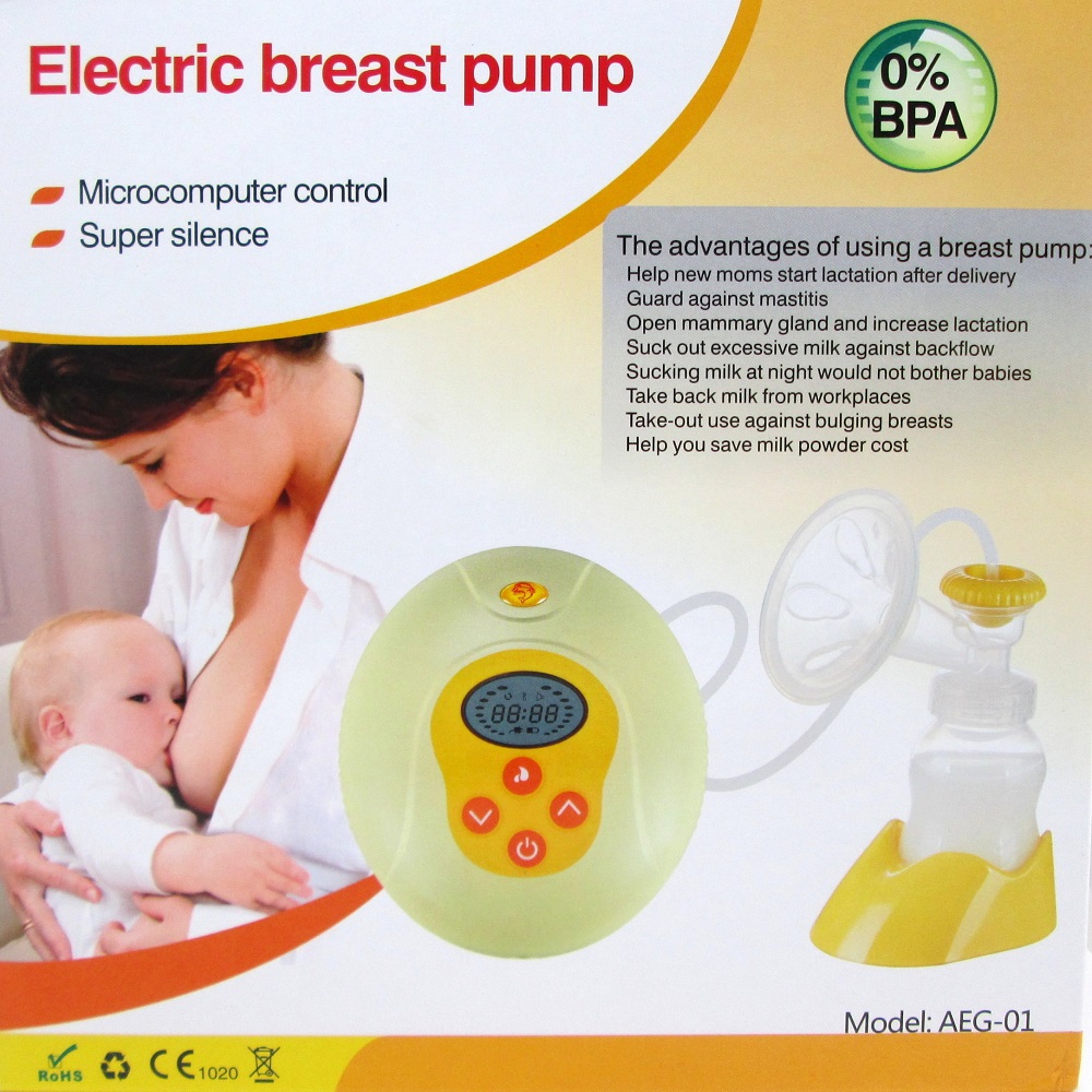 New Breast Pump BPA Free Electric Breastpump Single Natural Comfort