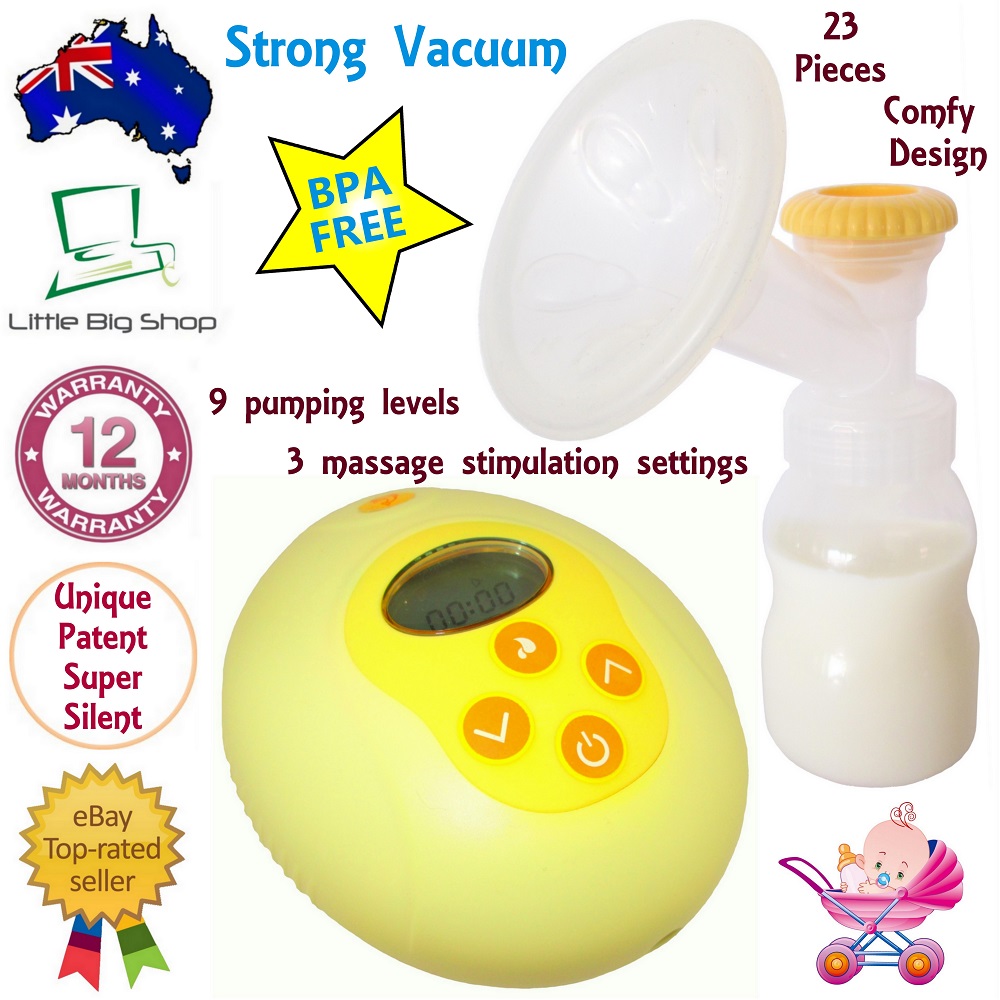 New Breast Pump BPA Free Electric Breastpump Single Natural Comfort