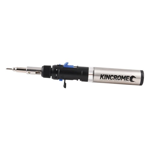 New KINCROME BUTANE GAS SOLDERING IRON KIT Flame Blow Torch Hot Blower