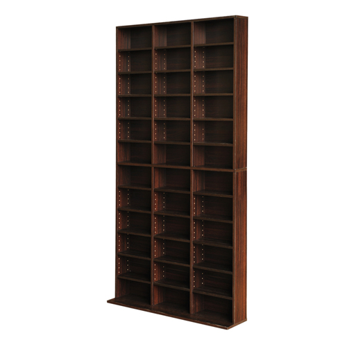 New CD DVD Storage Book Shelf Bluray Media Rack Unit Bookshelf
