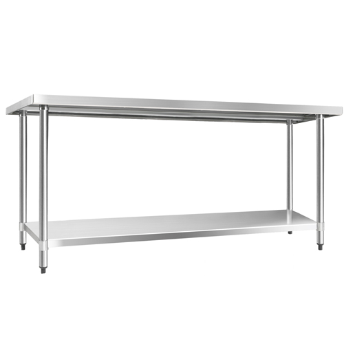 New COMMERCIAL KITCHEN BENCHTOP ISLAND BENCH 304 Stainless Steel Work
