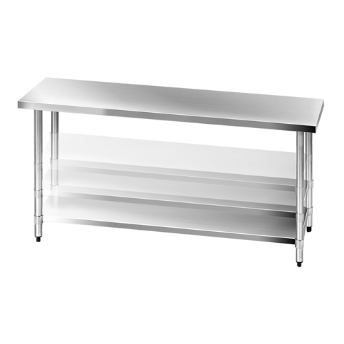 New COMMERCIAL KITCHEN BENCHTOP ISLAND BENCH 304 Stainless Steel Work