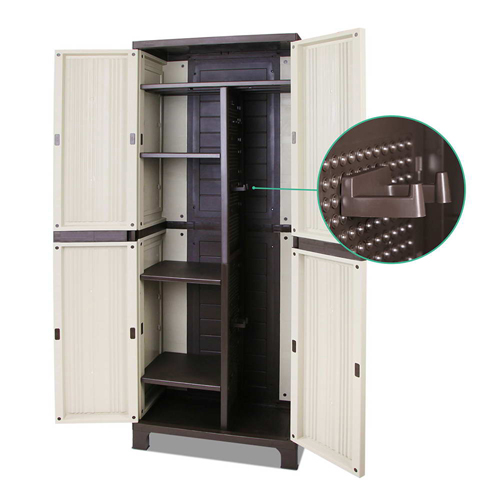 New Outdoor Storage Cabinet Garden Cupboard Lockable Garage Safe